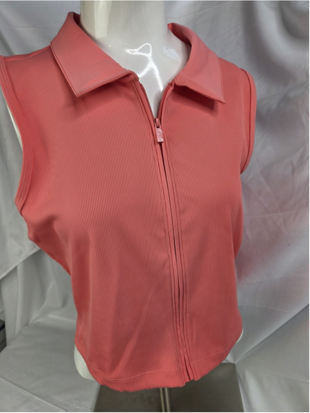 TravisMathew Women's Midline Sleeveless Golf Polo XL Pink NWT #1206